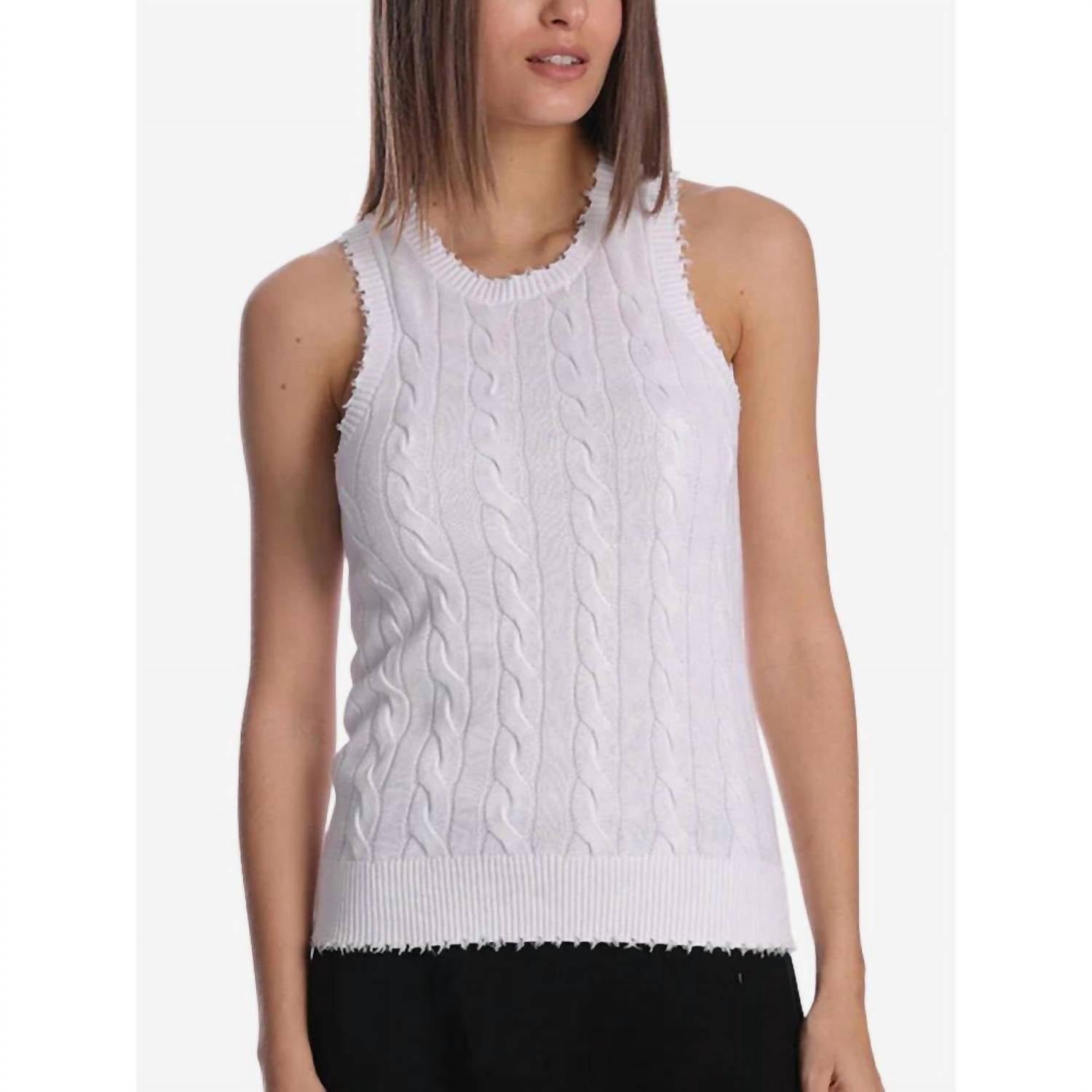 Minnie Rose - Cable Tank Top