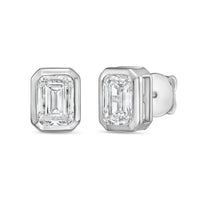 Diana M Jewels - Women's Emerald Lab-grown Diamond Stud Earrings (3.00 Tcw) - Signature