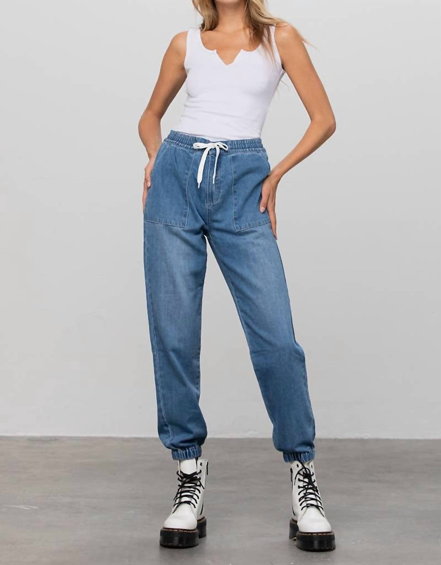Insane Gene - Britt High Rise Drawstring Joggers