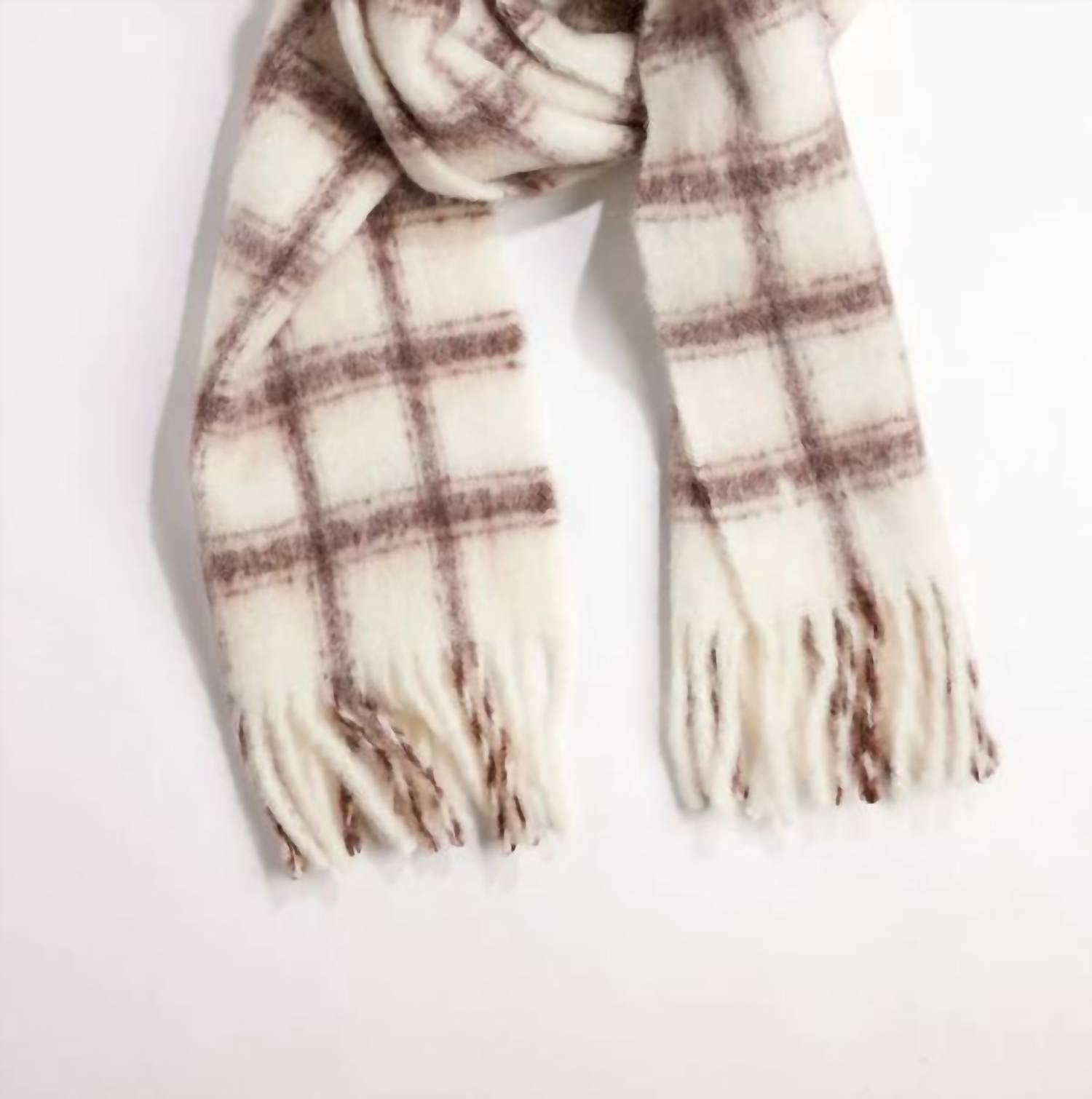 Hat Attack - Women's Warm Window Plaid Scarf