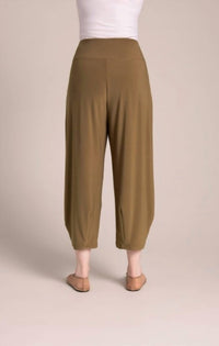 Sympli Narrow Lantern Pant in sepia - women's pants - alternate view