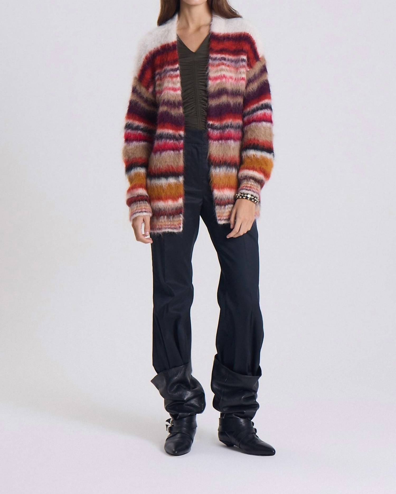 Maria Cher Mulholland Betty Cardigan in multicolor - women's cardigan