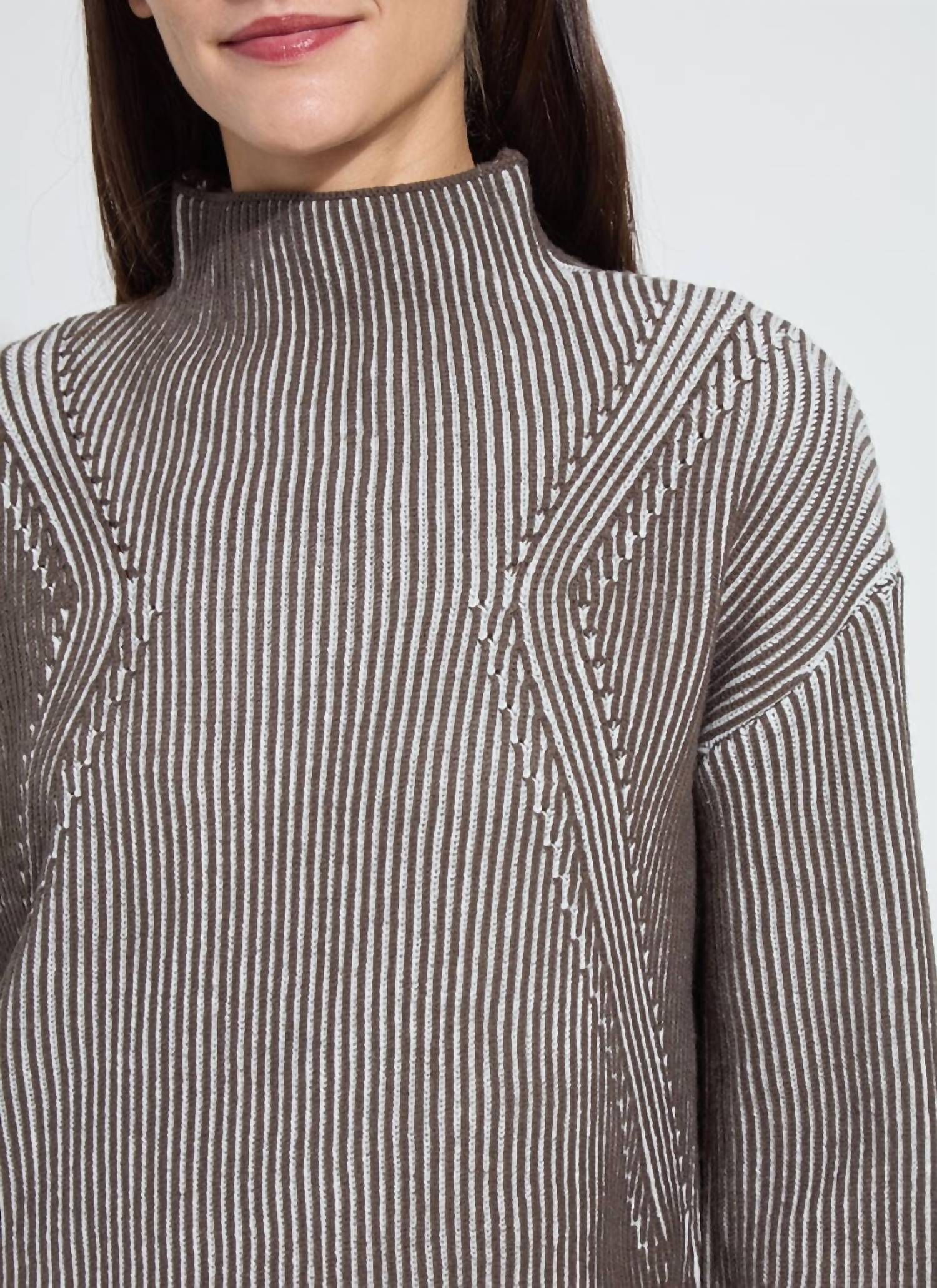 Lysse - Hyacinth Cozy Rib Scallop Edge Pullover
