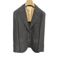 Brunello Cucinelli Men Diagonal Twill Sport Coat in black - men's jacket