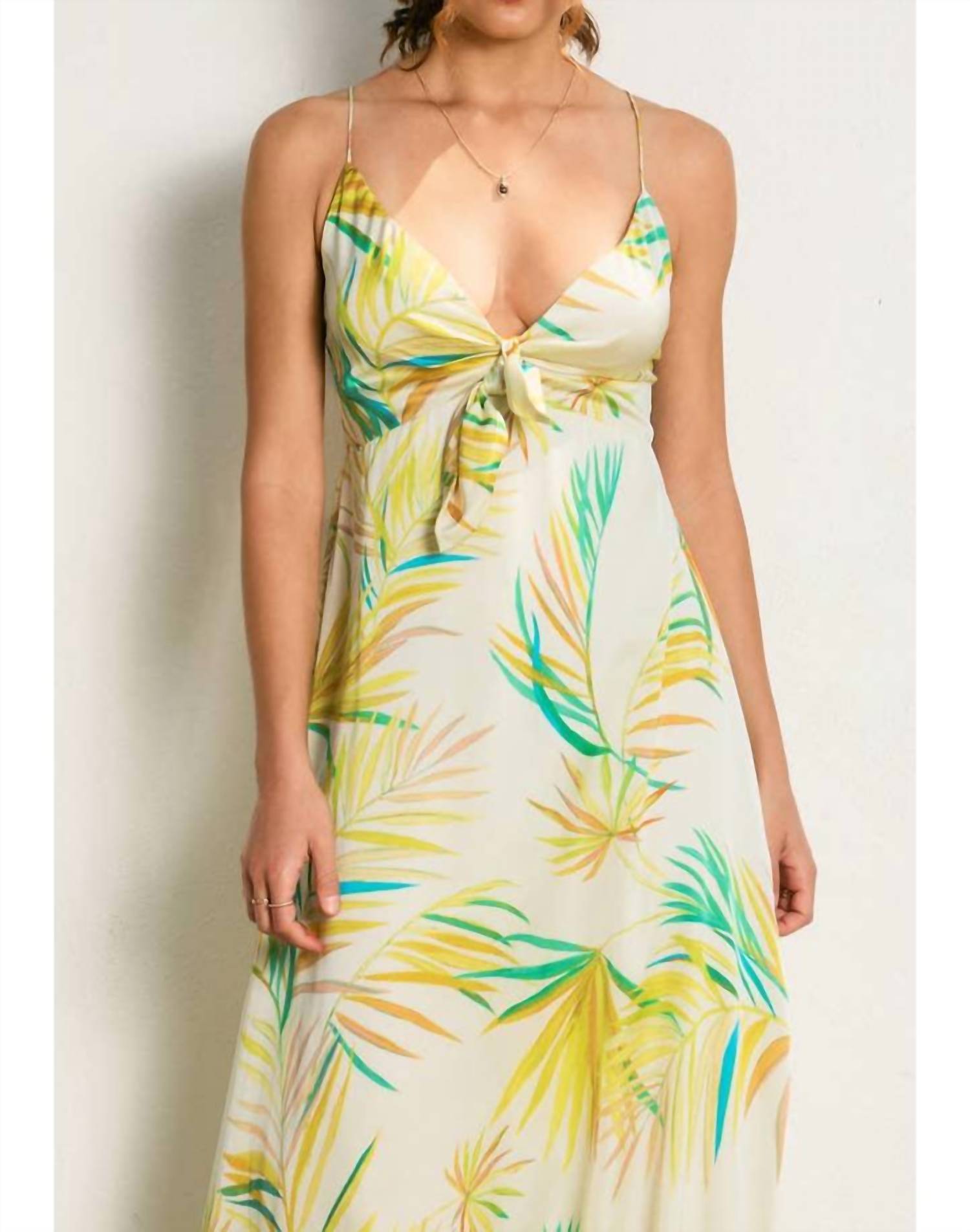 Dress Forum - Alana Palm Leaf Maxi Dress