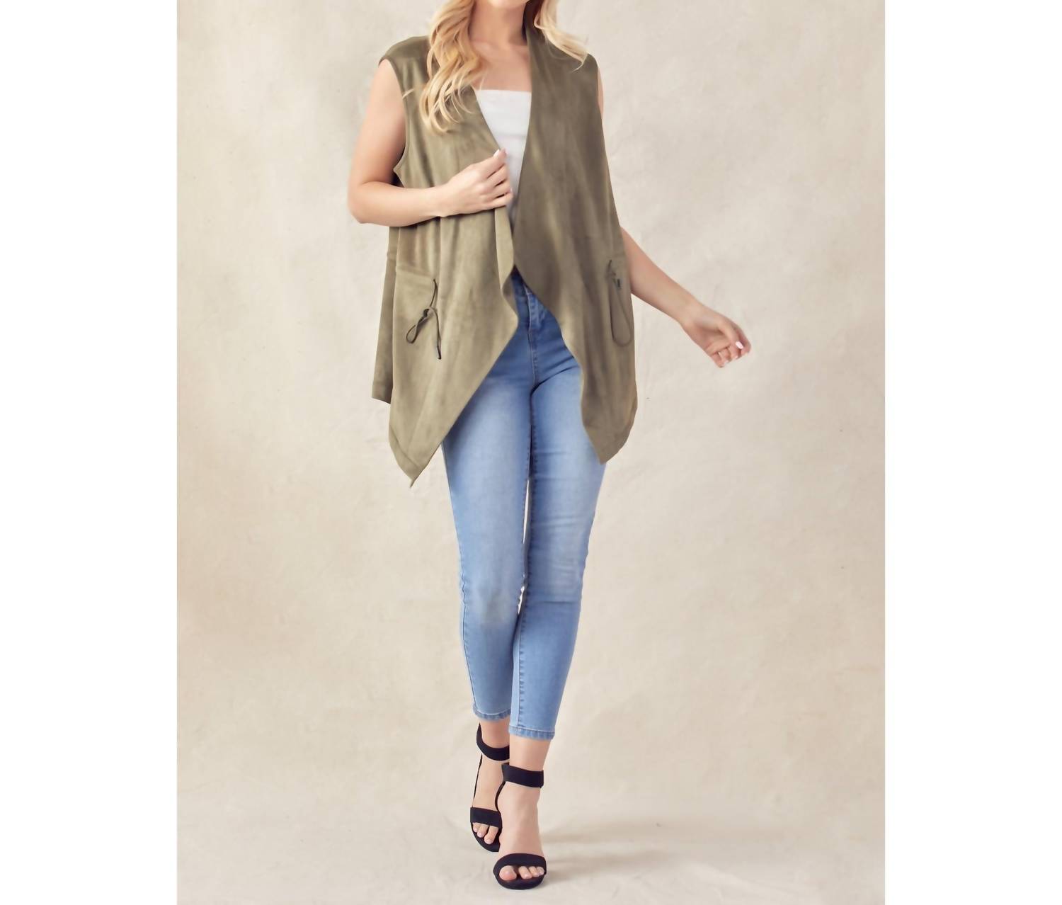 Anna Suede Vest