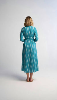 Guadalupe Design - Luciana Ikat Midi Dress
