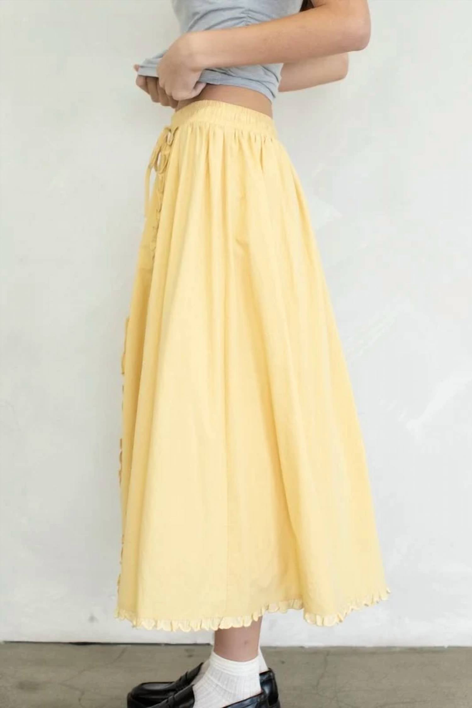 Things Between - Cotton Apron Skirt