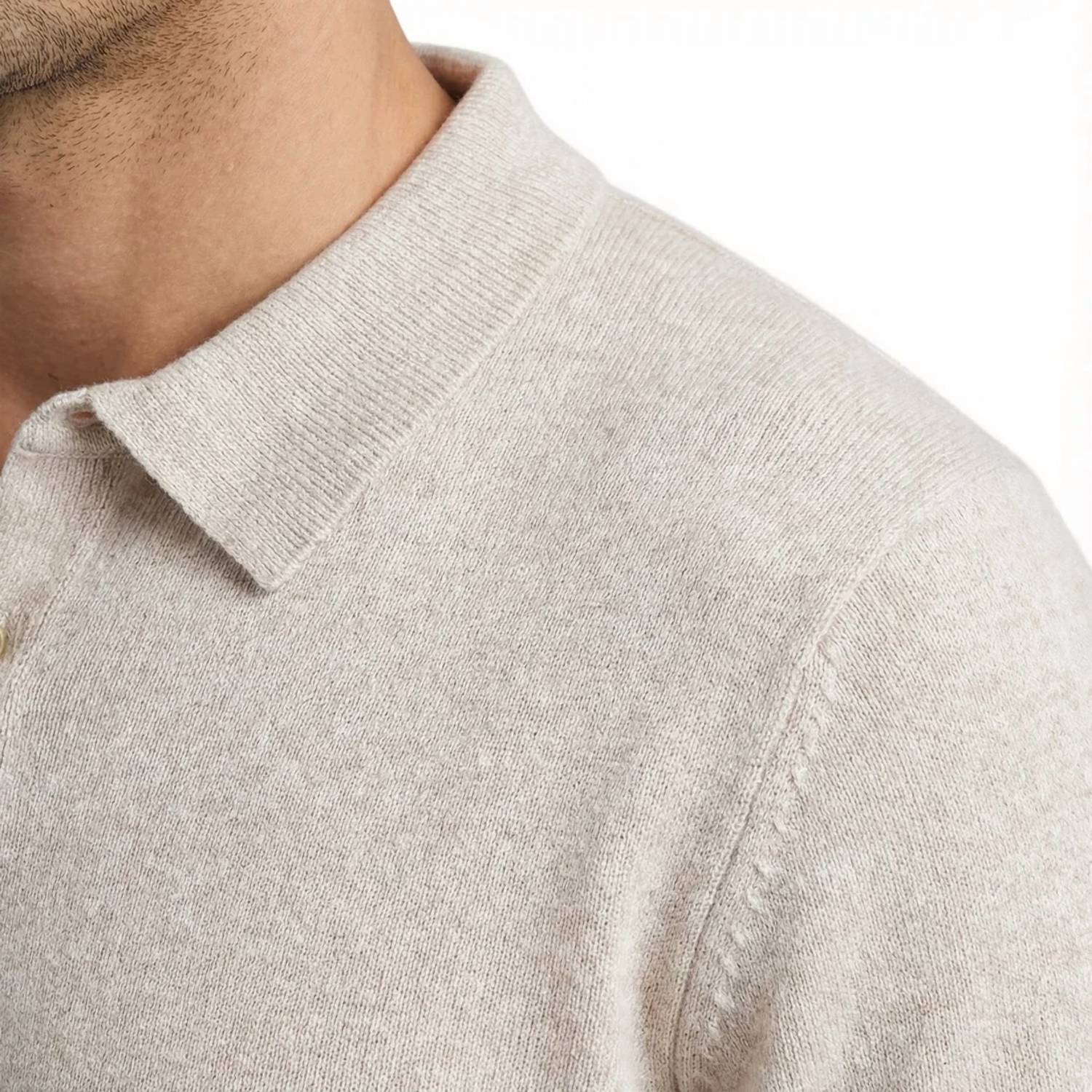 Scott Barber - Boucle Solid Polo Shirt