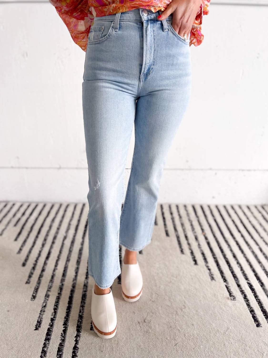 Pistola - Averie Light Wash Ankle Boot Jeans