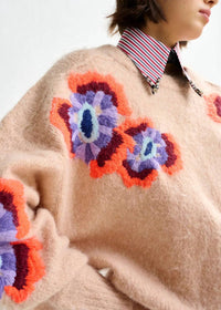 Essentiel Antwerp - Impossible Embroidered Knit Sweater