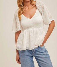 Hem & Thread - LUCILLE PEPLUM TOP