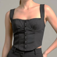 Rumored - Antoinette Cropped Tank Top