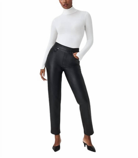 Spanx - LEATHER-LIKE SLIM STRAIGHT PANT