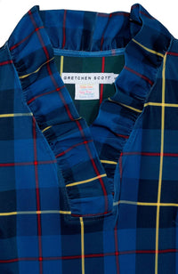 Gretchen Scott - Ruffneck Plaidly Cooper Top