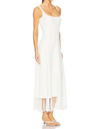 Clea - Silas Fringe Knit Dress
