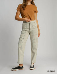 Umgee - Cargo Denim Pants