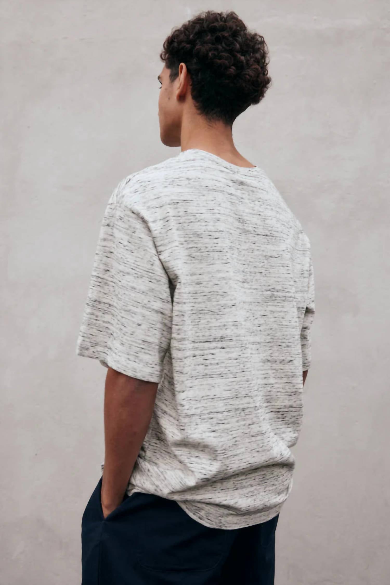 Kowtow Box Tee in marble - men's t-shirt - view 4