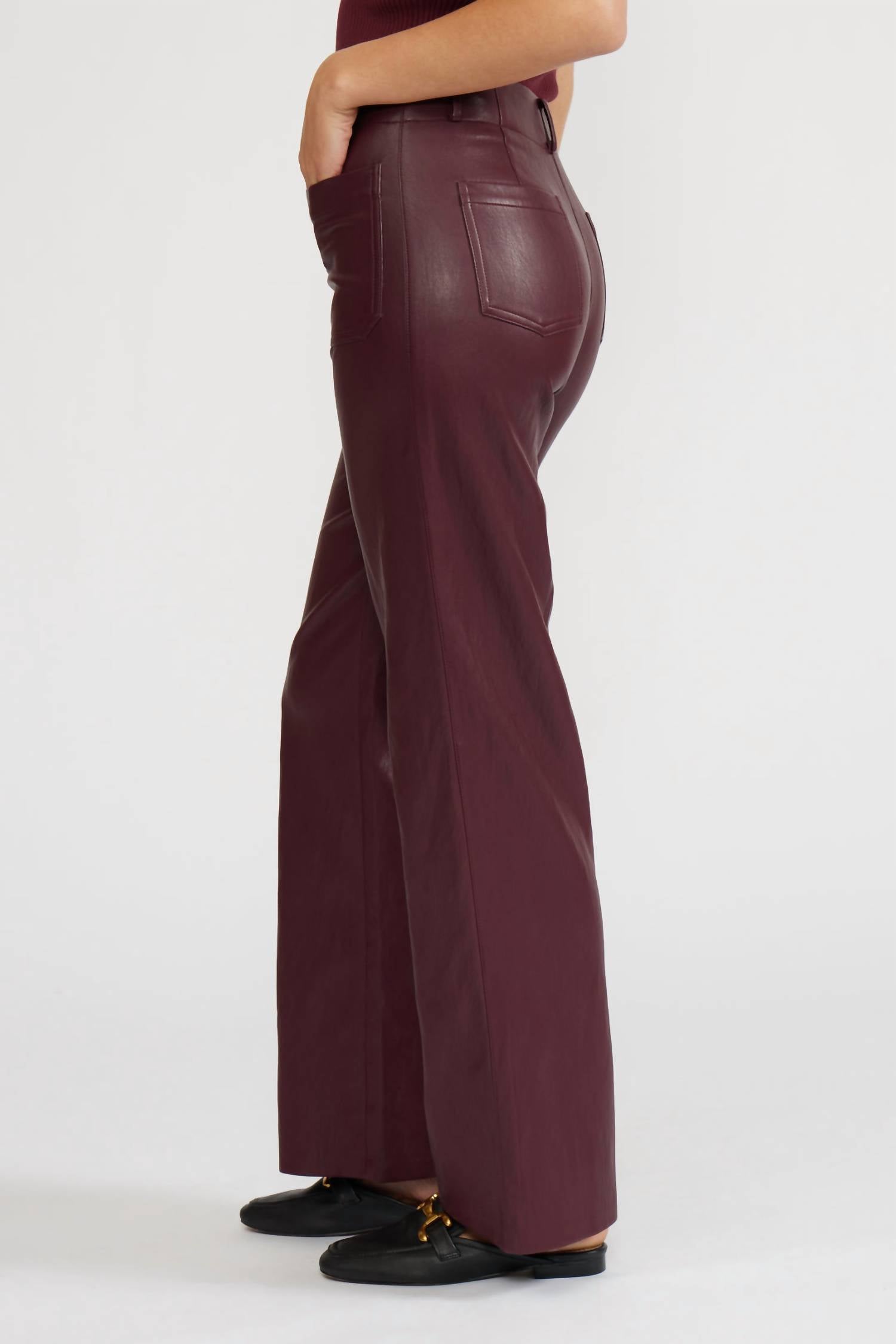 Lucy Paris - Reeve Faux Leather Pant