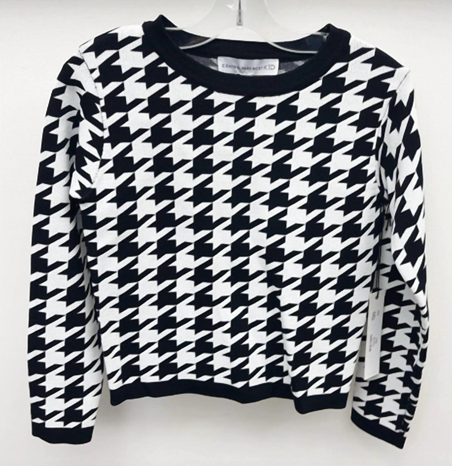 Central Park West - Tween's Everly Houndstooth Top