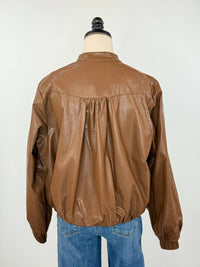 Pinch - Rebel Glow Faux Leather Bomber Jacket