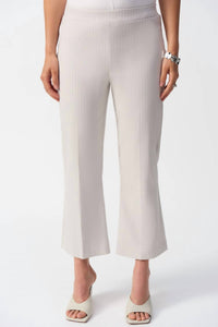 Joseph Ribkoff - Geometric Jacquard Flared Pull On Pant