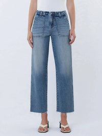 Vervet By Flying Monkey - Penni Patch Pocket Jeans