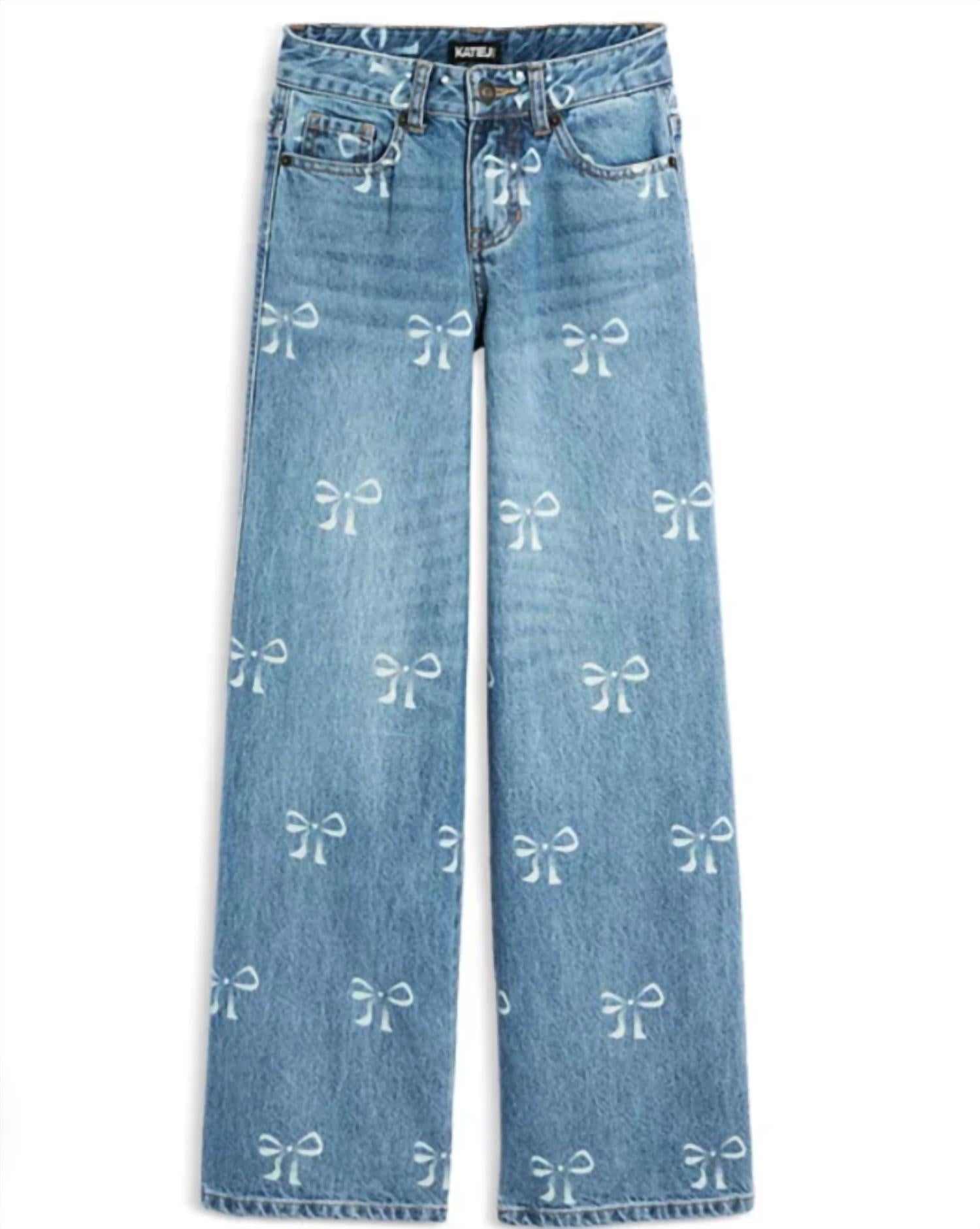 Katie J Nyc - Junior Chicago Distressed Low Rise Jeans