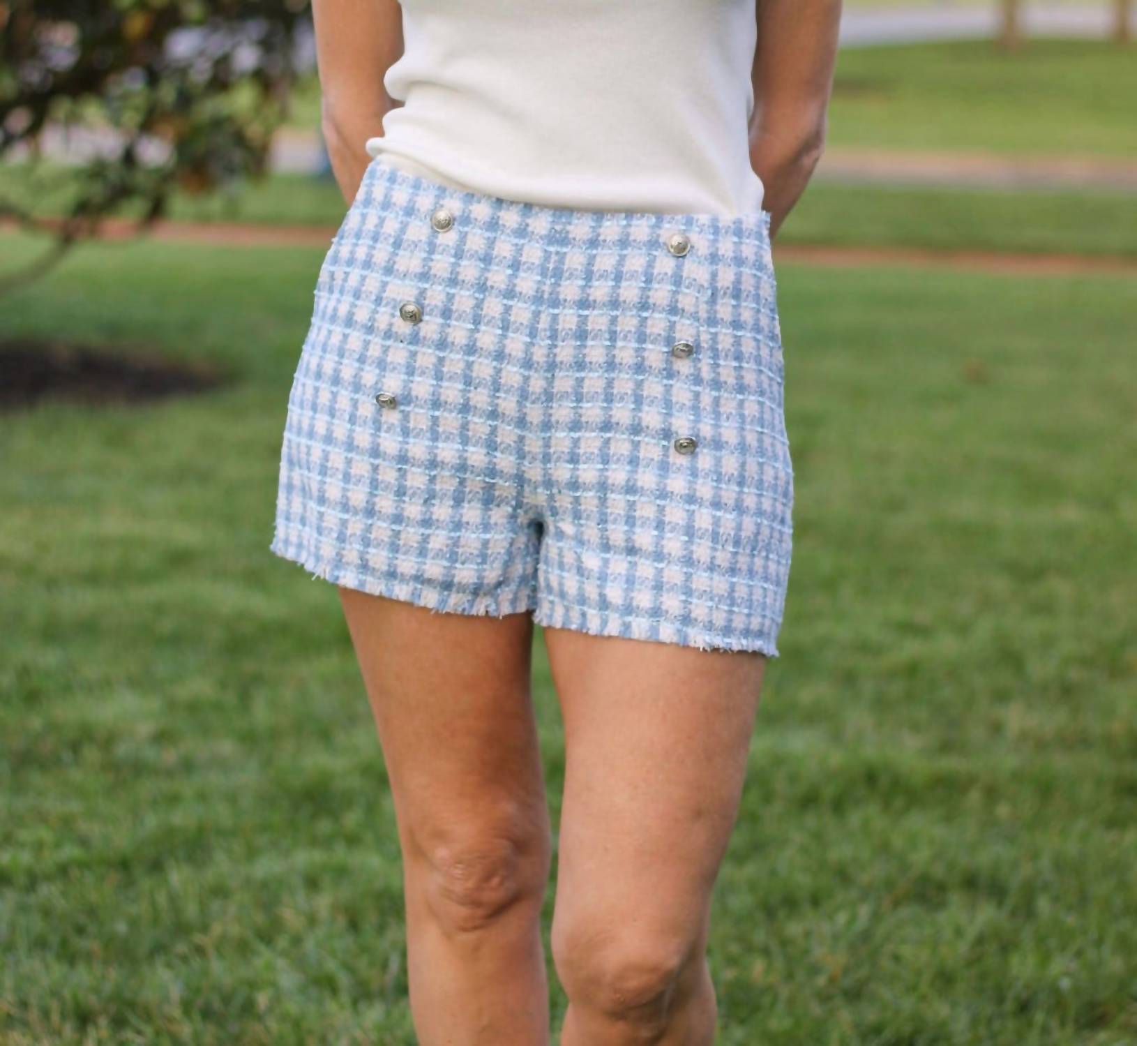 Mystree - Every Occasion Tweed Shorts