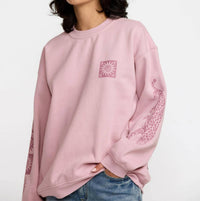 Rvca - Women's Baggie Boyfriend Crew Sweater