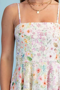 Gigio - Mixed Floral Midi Dress