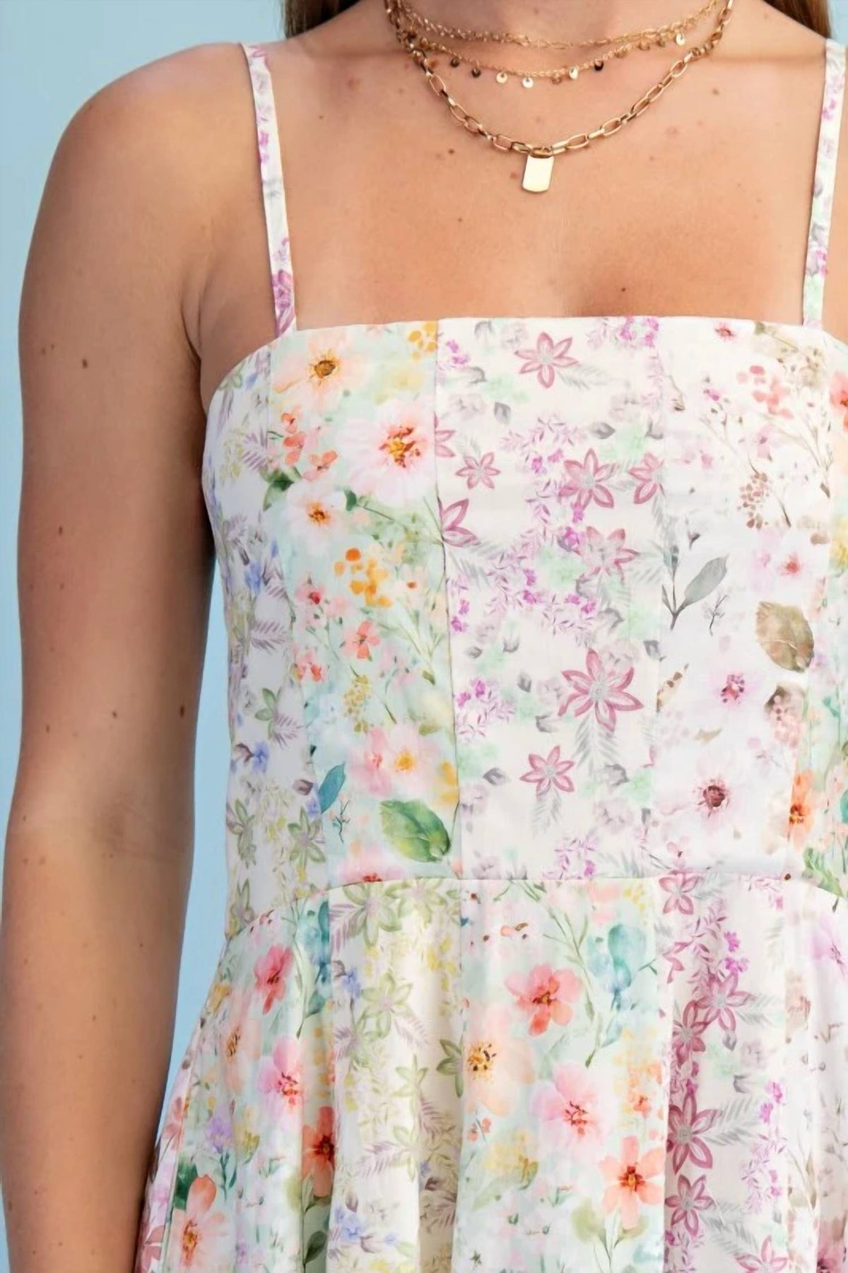 Gigio - Mixed Floral Midi Dress
