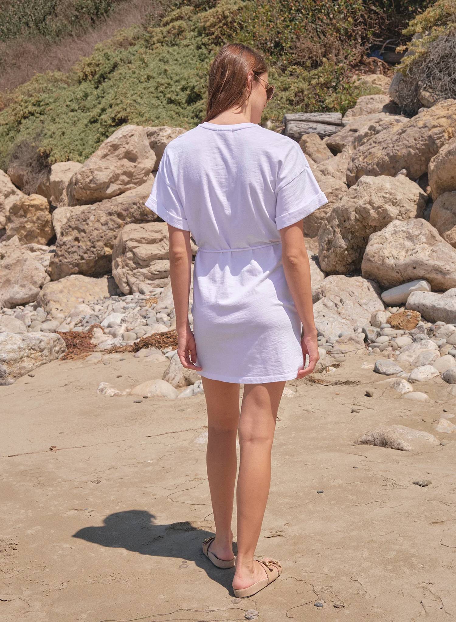 Sundry - Rolled Sleeve Dress