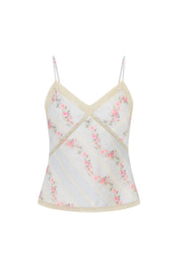 Loveshackfancy - Levall Satin Floral Cami Top