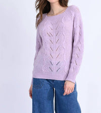 Square Collar Knitted Sweater