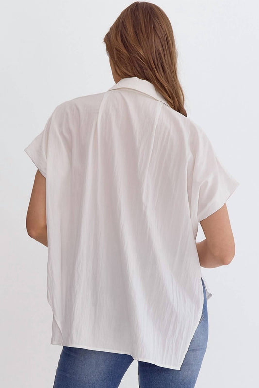 Entro - Short Sleeve Flowy Top