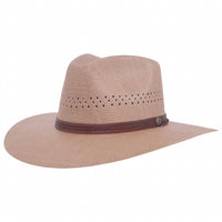 American Hat Makers - Light Vented Sun Straw Hat Barcelona