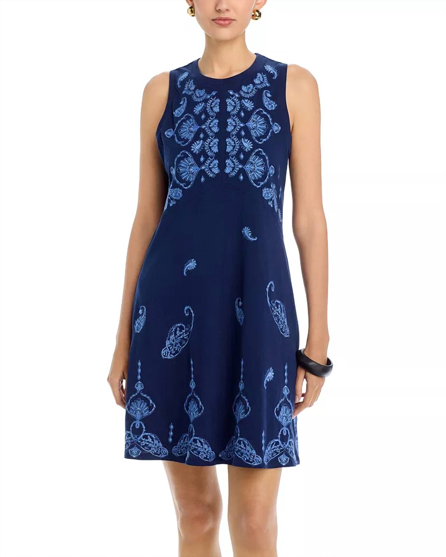 Johnny Was - Jaden Chevron Mid Knit Tank Dress