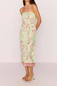 Minkpink - Soleil Tie Waist Midi Dress