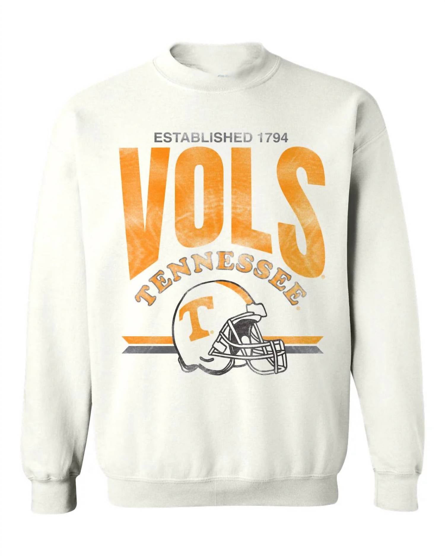 Livylu - Vols Established Date Helmet Thrifted Sweatshirt
