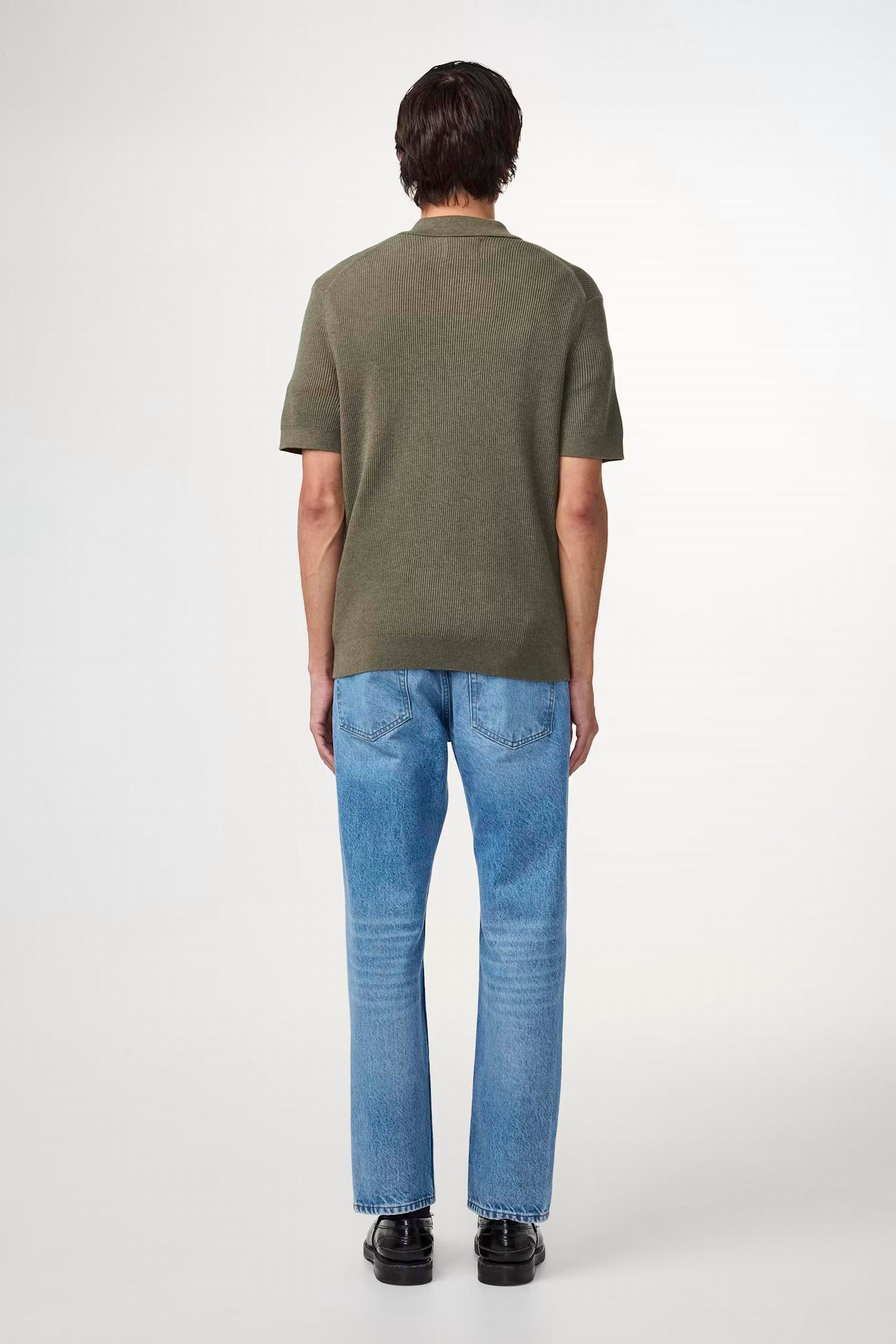 Nn07 - Hansie Short Sleeve Zip Shirt