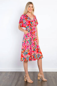 Emme Kay - Bulgari Print Midi Dress