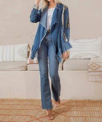 Young Threads - Denim Patchwork Jacket