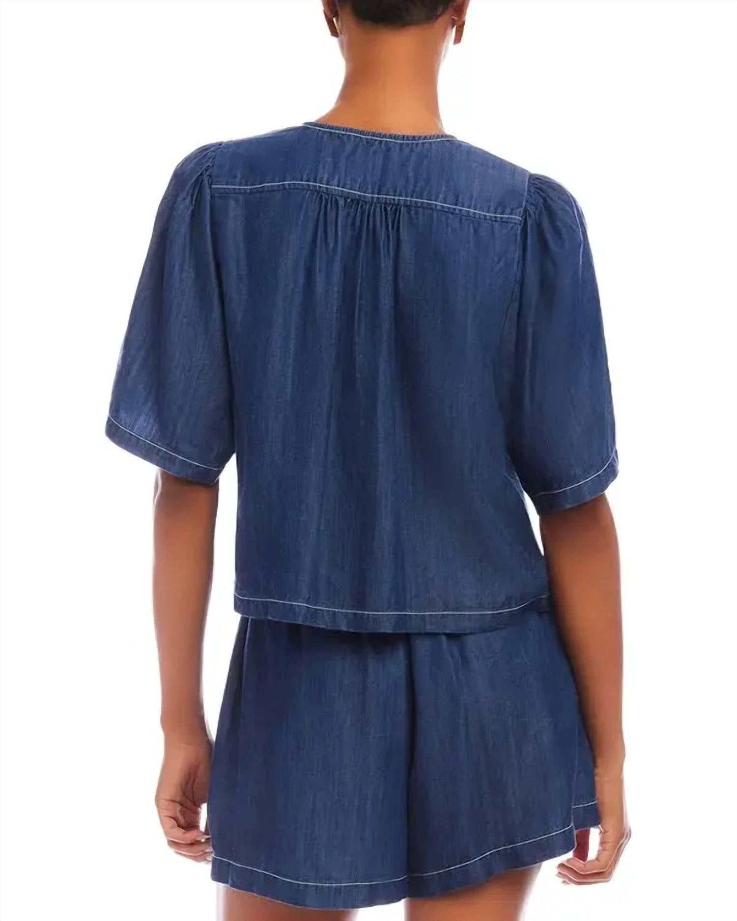 Fifteen Twenty - Nadine Bow Detail Top