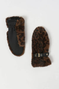 Joseph Ribkoff - Embellished Faux Fur Gloves
