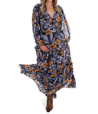 Ee:Some - Petal Path Floral Maxi Dress