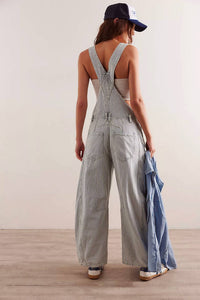 Free People - Good Luck Stripe Overall