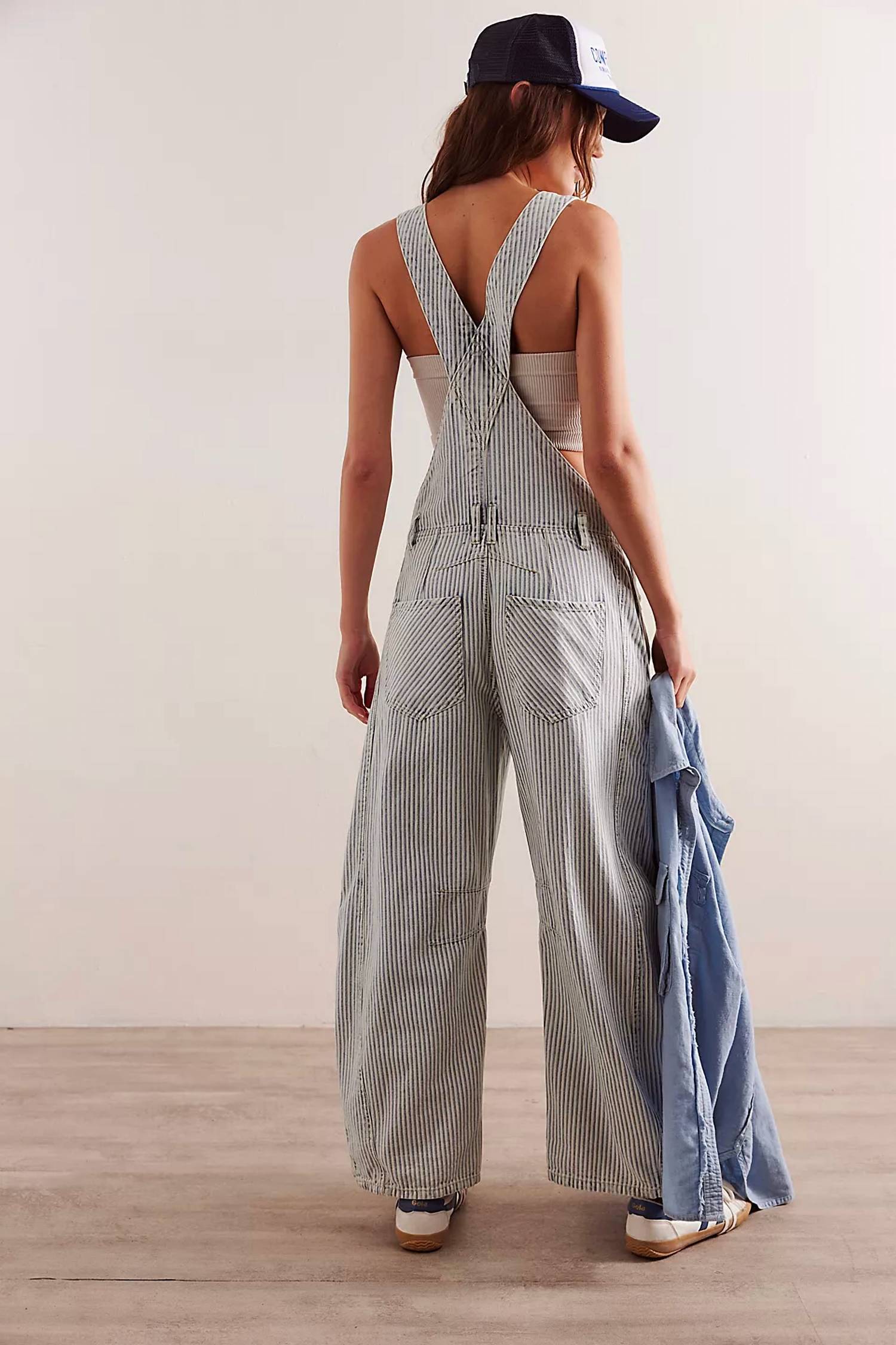 Free People - Good Luck Stripe Overall