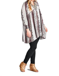 Velzera - Paisley Baby Doll Tunic