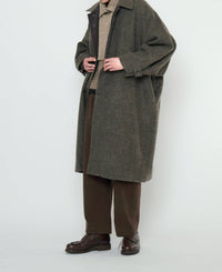 7115 By Szeki - Cuffed Wool Coat